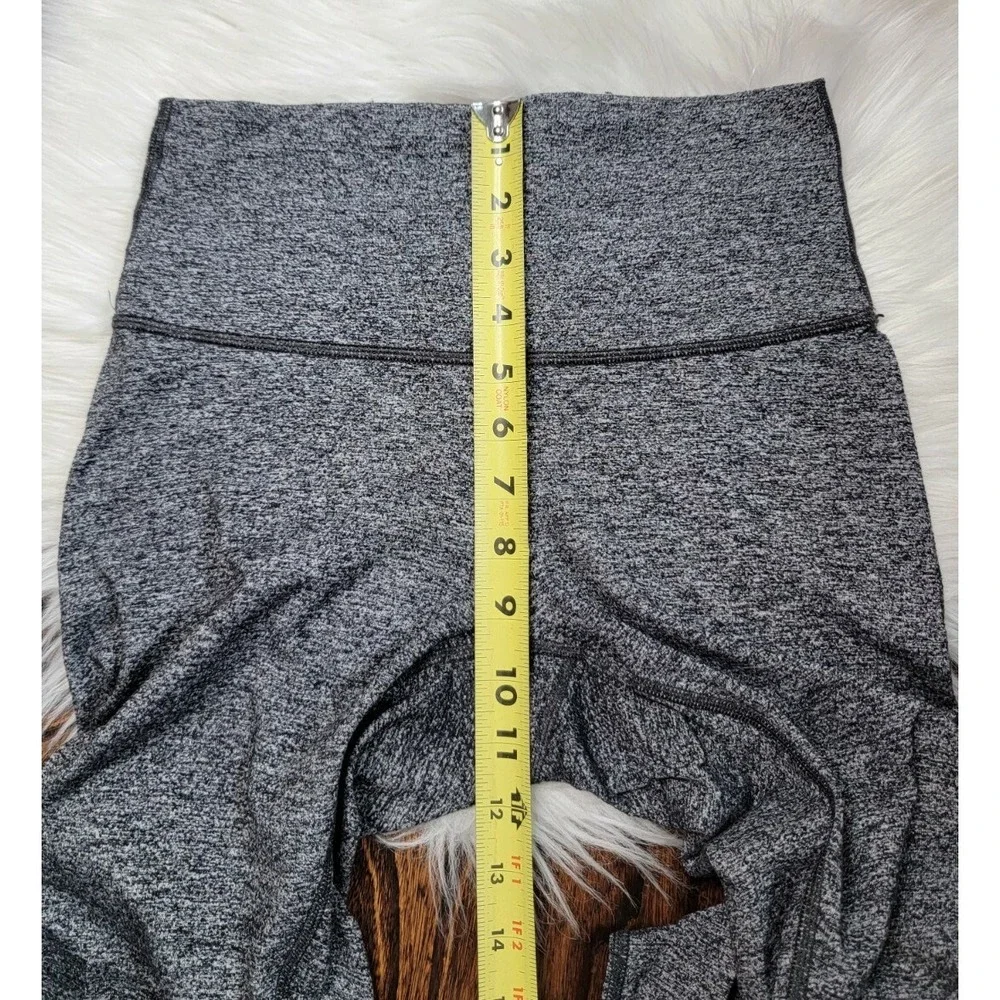 Lululemon High Rise Wunder Under Leggings Women's Size 6 Heather Gray 25